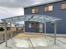 YKKAPのカーポート レイナツインポートグラン　積雪～20cm対応 施工例