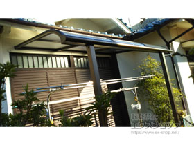 のテラス屋根 ヴェクターテラス R型 テラスタイプ 単体 積雪〜20cm対応 施工例