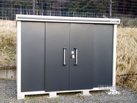 の物置・屋外倉庫 エルモ 積雪型 2920×2220×2118（LMDS-2922） LMDS-2922-SM 施工例
