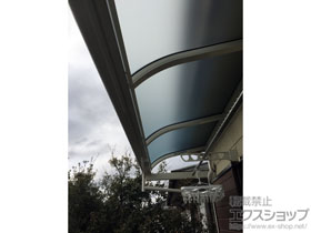 のバルコニー・ベランダ屋根 ヴェクターテラス R型 ルーフタイプ 単体 積雪〜20cm対応 施工例