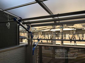 のバルコニー・ベランダ屋根 ヴェクターテラス R型 屋根タイプ 単体 積雪〜20cm対応 施工例