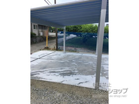 のカーポート エフルージュ ツイン50 積雪〜50cm対応 施工例