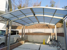 のカーポート レイナツインポートグラン　積雪〜20cm対応 施工例