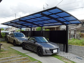 のカーポート レイナポートグラン 縦連棟　積雪〜20cm対応 施工例