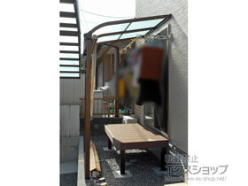 のテラス屋根 ソラリア R型 テラスタイプ 単体 積雪〜20cm対応 施工例