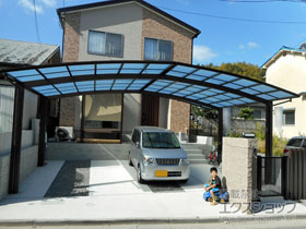 のカーポート レイナトリプルポートグラン　積雪〜20cm対応 施工例