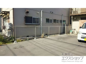 のフェンス・柵 イーネットフェンス1F型 自由柱タイプ 施工例