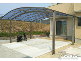 のカーポート ネスカR (ラウンドスタイル) ワイド 積雪〜20cm対応 施工例