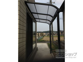 のテラス屋根 スピーネ R型 1500 テラスタイプ 単体 積雪〜50cm対応 施工例