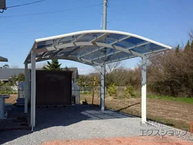 YKKAPのカーポート レイナツインポートグラン　積雪～20cm対応 施工例