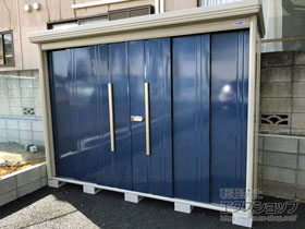 の物置・屋外倉庫 Mr.ストックマンダンディ 多雪型 結露減少型 2900×890×2110（ND-Z2908） ND-Z2908-DB 施工例