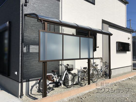 のテラス屋根 ヴェクターテラス R型 テラスタイプ 単体 積雪〜20cm対応 施工例