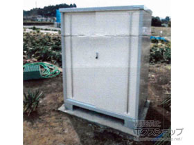 の物置・屋外倉庫 シンプリー 一般型 1320×905×1603（MJX-139D-P） MJX-139D-P-PG 施工例