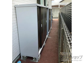 の物置・屋外倉庫 シンプリー 一般型 1940×615×1603（MJX-196D） MJX-196D-TB 施工例