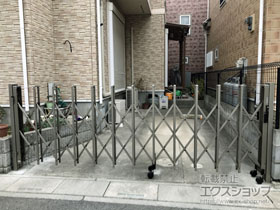 のカーゲート トリップゲート RB型 ノンレール 片開き 35S 施工例