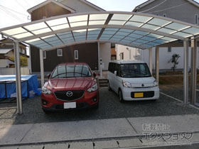 のカーポート レイナツインポートグラン　積雪〜20cm対応 施工例