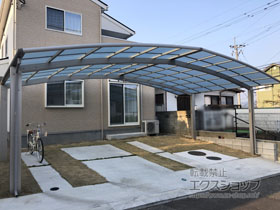 のカーポート レイナトリプルポートグラン　積雪〜20cm対応 施工例