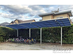 のカーポート プレシオスポート 縦連棟 積雪〜20cm対応 施工例