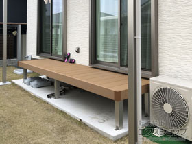 のウッドデッキ マージウッドデッキ 施工例