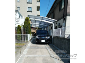 のカーポート レイナポートグラン 縦連棟　積雪〜20cm対応 施工例