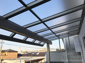 のバルコニー・ベランダ屋根 ヴェクターテラス R型 屋根タイプ 単体 積雪〜20cm対応 施工例