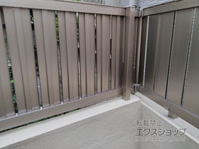 のフェンス・柵 セレビューフェンス R4型 自在柱式 施工例