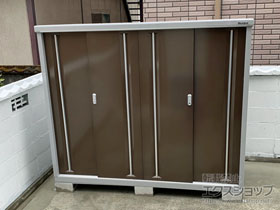 の物置・屋外倉庫 シンプリー 一般型 1940×905×1603 MJX-199D-TB 施工例