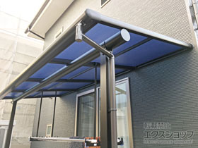 のテラス屋根 ヴェクターテラス F型 テラスタイプ 単体 積雪〜20cm対応 施工例