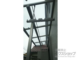 のバルコニー・ベランダ屋根 スピーネ F型 屋根タイプ 単体 積雪〜20cm対応 施工例