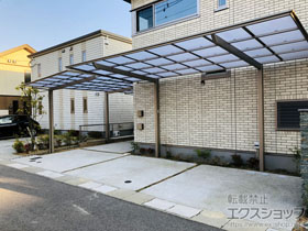 のカーポート フーゴF (フラットスタイル) 積雪〜20cm対応 施工例