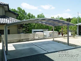 YKKAPのカーポート レイナツインポートグラン　積雪～20cm対応 施工例