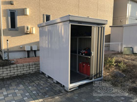 の物置・屋外倉庫 ネクスタ 一般型 1530×2210×2020（NXN-33CS） NXN-33CS-PG 施工例