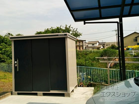 の物置・屋外倉庫 エルモ 一般型 2220×1520×2120 LMD-2215-SM 施工例