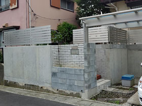 のカーポート エフルージュ トリプル 積雪〜20cm対応 施工例