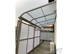 のテラス屋根 スピーネ R型 テラスタイプ 単体 積雪〜20cm対応 施工例