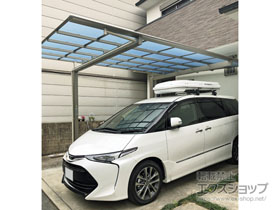 のカーポート ニューマイリッシュ 逆勾配 前下がり 積雪〜20cm対応 施工例