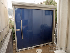 の物置・屋外倉庫 Mr.ストックマンダンディ 一般型 2200×890×2110（ND-2208） ND-2208-W 施工例