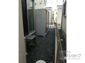 の物置・屋外倉庫 シンプリー 一般型 2160×755×1903（MJX-217E） MJX-217E-AR 施工例