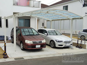 のカーポート レイナツインポートグラン 積雪〜20cm対応 施工例