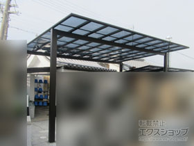 のカーポート エフルージュ ツイン 積雪〜20cm対応 施工例