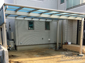 のカーポート エフルージュ ツイン 積雪〜20cm対応 施工例