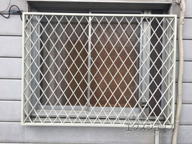 の面格子・窓格子 アルミ面格子 ヒシクロス 施工例