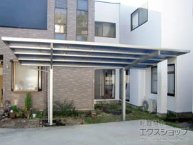 YKKAPのカーポート レイナポートグラン　積雪～20cm対応 施工例