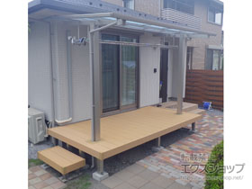 のテラス屋根 エフルージュグランZERO テラスタイプ 積雪〜20cm対応 施工例