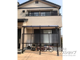 のテラス屋根 ヴェクターテラス R型 テラスタイプ 単体 積雪〜20cm対応 施工例