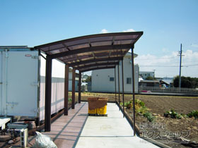 のカーポート レイナポートグラン 縦連棟　積雪〜20cm対応 施工例