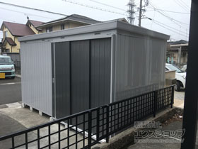 の物置・屋外倉庫 ネクスタ大型 一般型 4420×2210×2375（NXN-98H） NXN-98H-PG 施工例