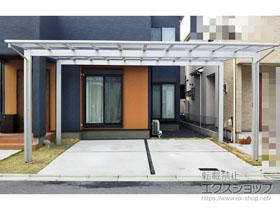 のカーポート エフルージュ ツイン 積雪〜20cm対応 施工例