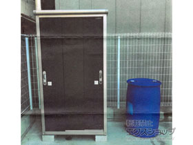 の物置・屋外倉庫 エスモ 一般型 1050×750×1959（ESE-1007A） ESE-1007A-SM 施工例