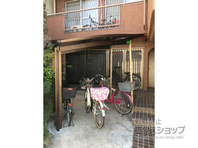 のサイクルポート・駐輪場 プレシオスポート ミニ 積雪〜20cm対応 施工例